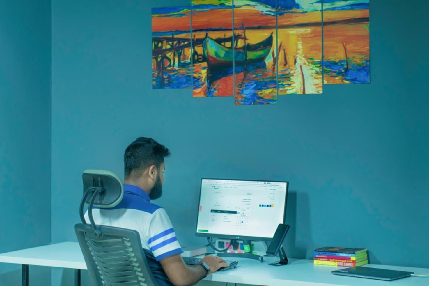Digital financial planning and budgeting success visualization